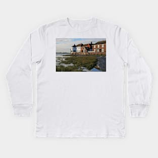 Harbour Cottages, Bosham Kids Long Sleeve T-Shirt